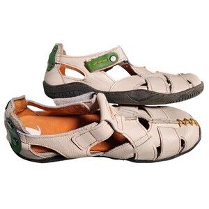 TMA Eyes Hand Stitched Leather Sandals German Size EU 40 US 8.5